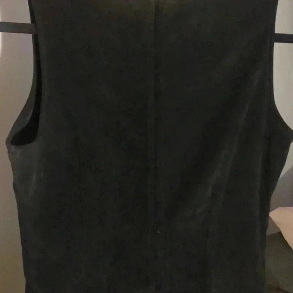 Suede black skater dress - Picture 4 of 6